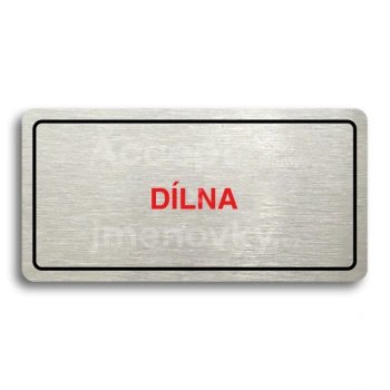 Piktogram "DLNA" - stbrn tabulka - barevn tisk