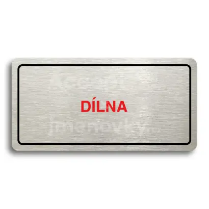 Piktogram "DLNA" - stbrn tabulka - barevn tisk