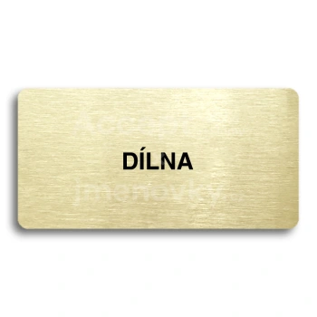 Piktogram "DLNA" - zlat tabulka - ern tisk bez rmeku