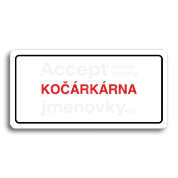 Piktogram "KORKRNA" - bl tabulka - barevn tisk