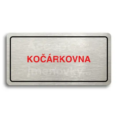 Piktogram "KORKOVNA" - stbrn tabulka - barevn tisk