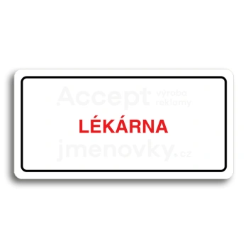 Piktogram "LKRNA" - bl tabulka - barevn tisk