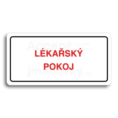 Piktogram "LKASK POKOJ" - bl tabulka - barevn tisk