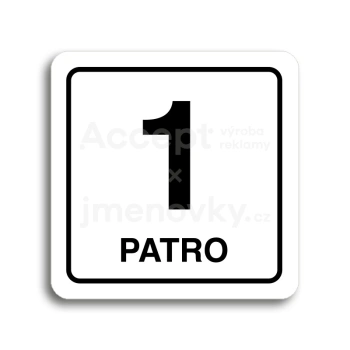 Piktogram "patro" - bl tabulka - ern tisk