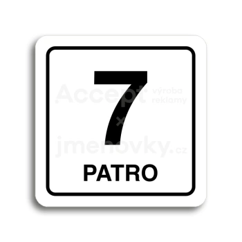 Piktogram "patro VII" - bl tabulka - ern tisk