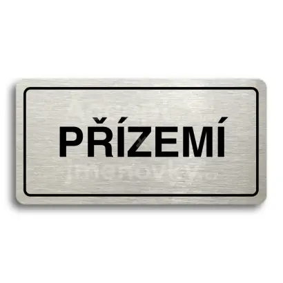 Piktogram "PZEM" - stbrn tabulka - ern tisk