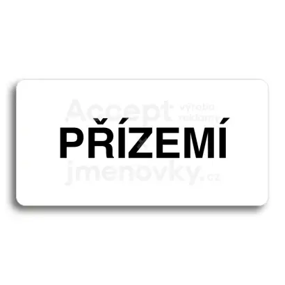 Piktogram "PZEM" - bl tabulka - ern tisk bez rmeku