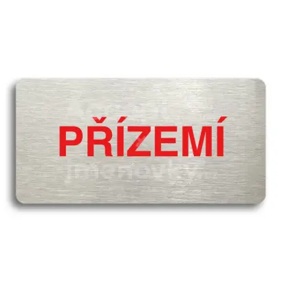 Piktogram "PZEM" - stbrn tabulka - barevn tisk bez rmeku