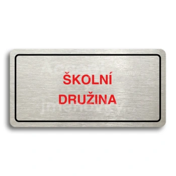 Piktogram "KOLN DRUINA" - stbrn tabulka - barevn tisk