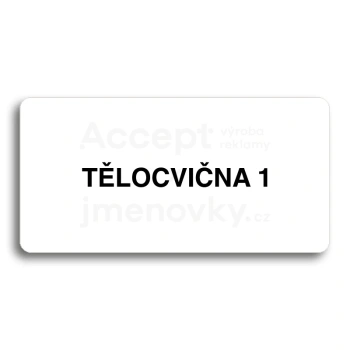 Piktogram "TLOCVINA 1" - bl tabulka - ern tisk bez rmeku