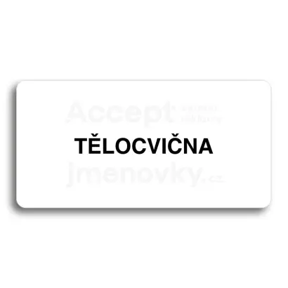 Piktogram "TLOCVINA" - bl tabulka - ern tisk bez rmeku