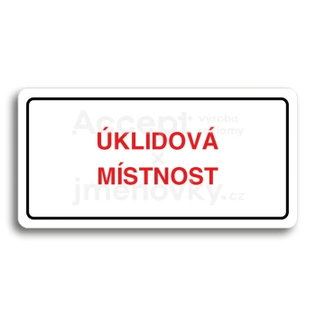 Piktogram "KLIDOV MSTNOST" - bl tabulka - barevn tisk