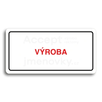 Piktogram "VROBA" - bl tabulka - barevn tisk